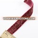 Fashion 15mm Glitter Pink Solid Color Elastic Webbing Lace Decorated Ribbon Tape Trim