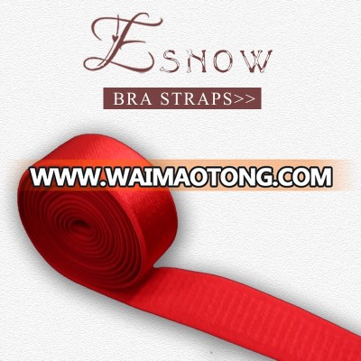 Chaozhou Apparel Garment Accessories Fashion Red Sexy Bra Lingerie Elastic Bra Straps